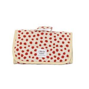 Trousse de Toilette à suspendre avec 3 compartiments détachables SOFAMA-Coquelicots